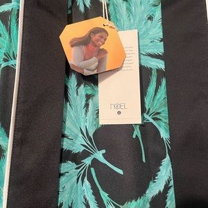 Fe Noel × Target Black/Green Women's Feathered Palm Print Cover Up Dress. NWT